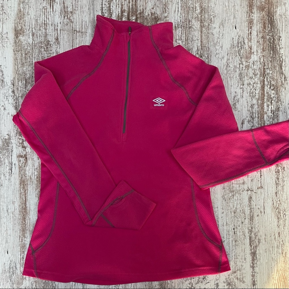 Umbro half zip fleece pullover